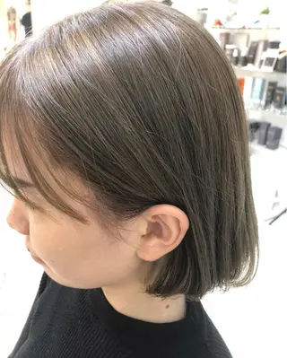 ミディアム カラー 店長 大方康暉のヘアスタイル