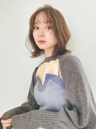 ミディアム 伊藤 壮尭のヘアスタイル