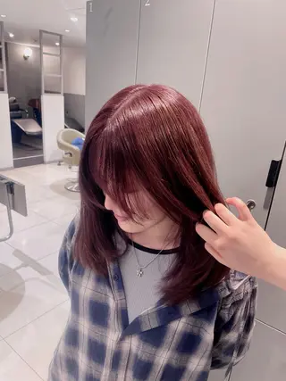 セミロング カラー 🌷柔らかカラー🍑 Miyu🪽のヘアスタイル