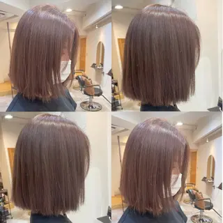 ミディアム カラー ヘアアレンジ REONA🪽✨薬院 レイヤーカット🫧のヘアスタイル