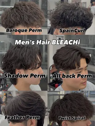 メンズ LEO/メンズパーマ 指名率90%のヘアスタイル