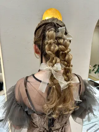 ヘアアレンジ あかね☆ヘアアレンジ /ボブ/縮毛矯正のヘアスタイル