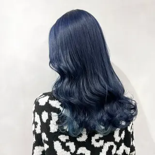 ロング カラー 🩵ブリーチカラー MIORI🩵のヘアスタイル