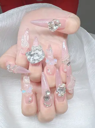 ネイル Lee Nails チップ長さだし専門店のネイルデザイン