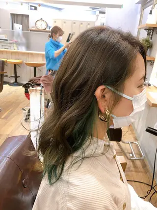 セミロング カラー 艶髪💫透明感💖 Sato Toyoのヘアスタイル