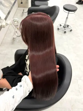 ロング カラー ヘアアレンジ 透明感カラー🎀艶髪 Anju/渋谷🎀のヘアスタイル