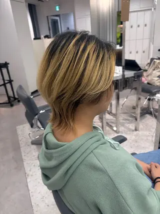 セミロング 透明感ツヤカラー🐤 カットモデル🐤ソナのヘアスタイル