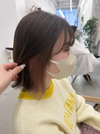 ミディアム カラー 暖色カラー／ ヘアセット🌛櫻井舞のヘアスタイル