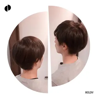 ショート カラー メンズ ✨縮毛矯正✨髪質改善 ナカシマ ユミのヘアスタイル