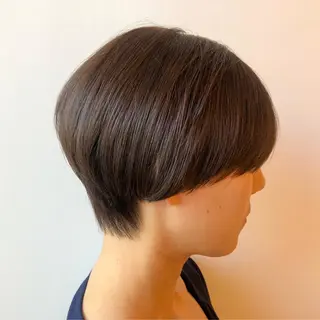 ショート カラー 尾籠 美幸 （オゴモリ ミユキ）のヘアスタイル