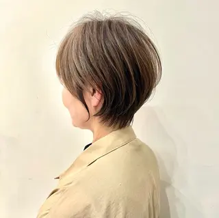 ショート ショート上手い人/ 銀座/なかじのヘアスタイル