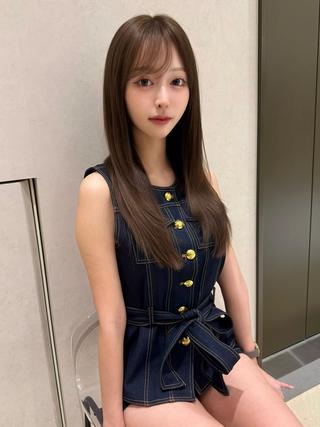 ロング カラー 上品ヘア🤍顔周り/ 前髪カット/林遼一郎のヘアスタイル