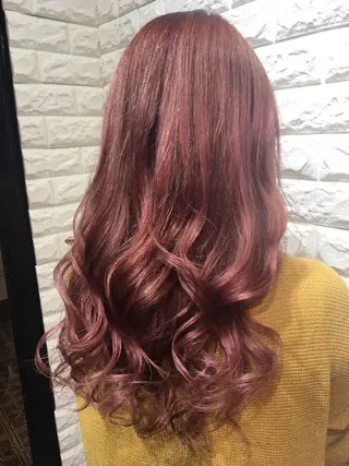 ロング カラー IwAsh大和駅前店 河野亜里香のヘアスタイル