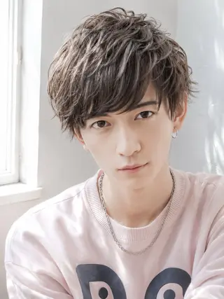 ショート カラー メンズ 水 川のヘアスタイル