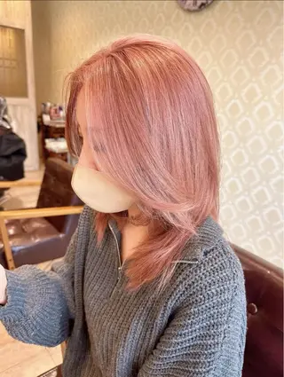 ミディアム カラー 宇治／美容師 Eclat/合場🍎のヘアスタイル