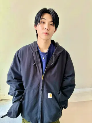 ショート メンズ men's/perm colorDaijuのヘアスタイル