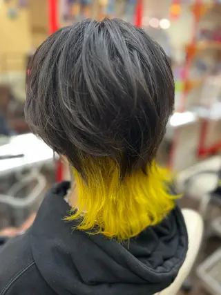 ショート カラー メンズ まさき✂︎ /ブリーチカラーのヘアスタイル