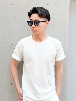 ショート パーマ メンズ 三宮メンズカット ヨシイッキのヘアスタイル