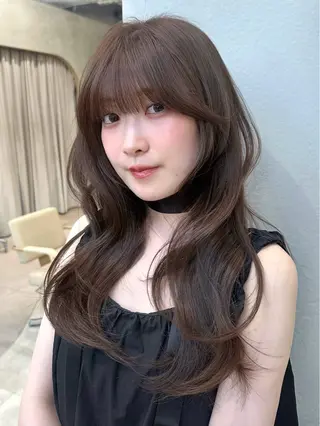 ロング 韓国ヘア🦢🖤 Sayumiのヘアスタイル