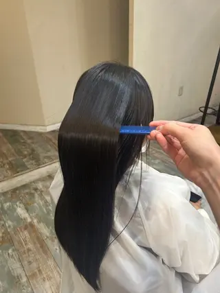 ロング 【朝ラク縮毛矯正】 髪質改善/kiryuのヘアスタイル