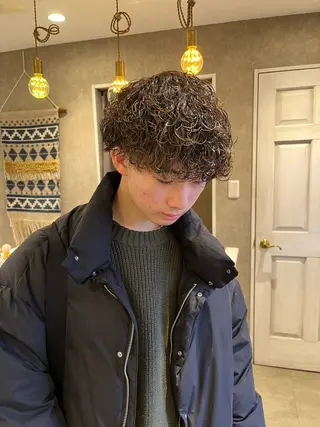 ショート パーマ パーマ🌀縮毛✨ 🐏丸山祐宇🐏のヘアスタイル