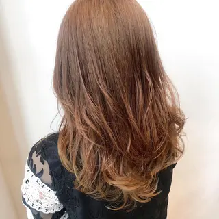ミディアム カラー パーマ ヘアアレンジ 髪質改善/韓国風 レイヤー/田村祐樹のヘアスタイル