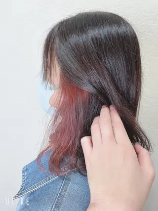セミロング カラー ❣️モードケイズ塚口 和田一将のヘアスタイル