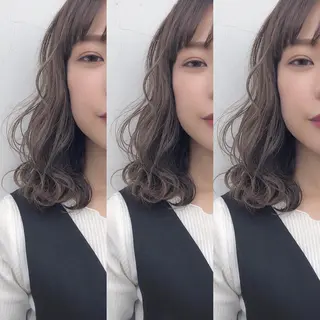 ミディアム 遠藤 和美のヘアスタイル