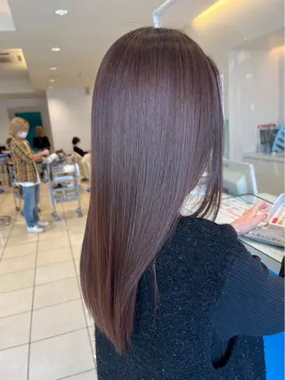 ロング カラー ブリーチ透明カラー/ レイヤーカット海希のヘアスタイル