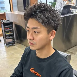 ショート パーマ メンズ 高橋大和/ メンズ特化美容師のヘアスタイル