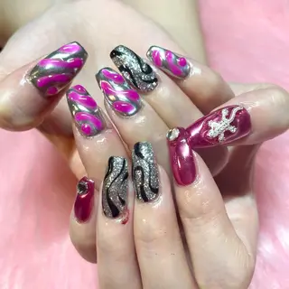 ネイル Nail ヌシん家 AKANEのネイルデザイン