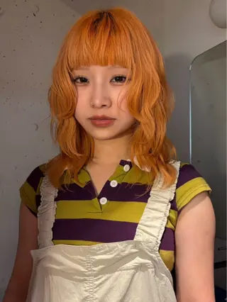 ミディアム SITY. NENE /カラーモデルのヘアスタイル