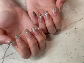 ネイル 韓国/ワンホン/長さ 出しつけ放題🎀のネイルデザイン