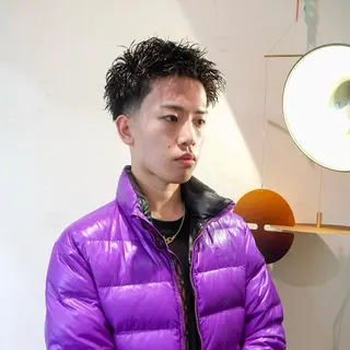ショート メンズ カネガエ ユウヤのヘアスタイル