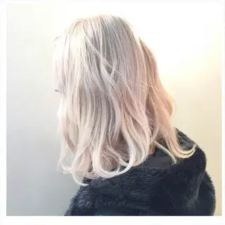 ミディアム 【ブリーチ縮毛矯正】 TAKUMIのヘアスタイル