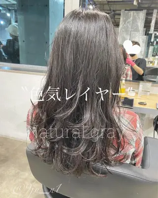 ミディアム カラー ヘアアレンジ キッズ ネイル マツエク・マツパ 当日予約⭕️ JUNYAのヘアスタイル