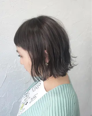 ショート ヘアアレンジ 脱!黒髪 ダブルカラー【上野】のヘアスタイル