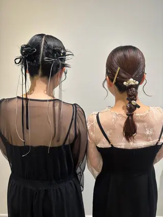 セミロング ヘアアレンジ マンツーマン 縮毛矯正/マユコのヘアスタイル