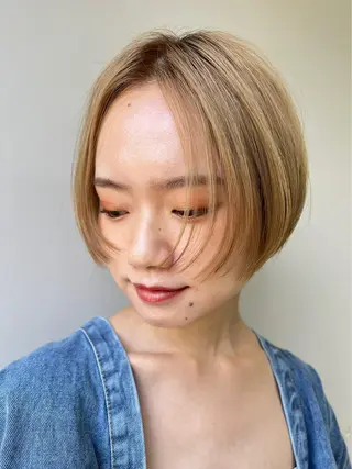 ショート カラー 渋谷  中性ヘア あかりのヘアスタイル