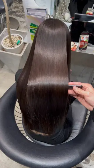 ロング ワンホンヘア🇨🇳 髪質改善/itaruのヘアスタイル