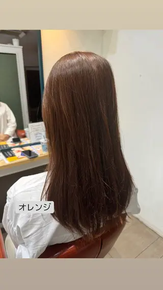ロング カラー 大塚 しおりのヘアスタイル