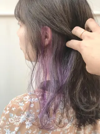 ミディアム カラー 🫟Blanco🫟 Color&Careのヘアスタイル