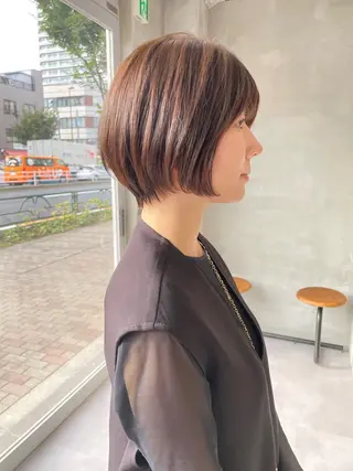 ショート カラー 華 /ショート/ボブのヘアスタイル
