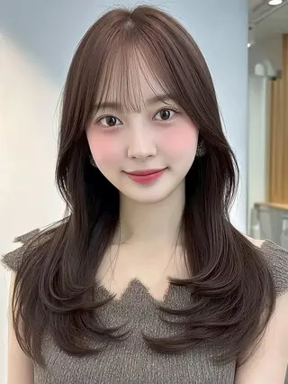 ロング Marin🦢 🩵レイヤーカットのヘアスタイル