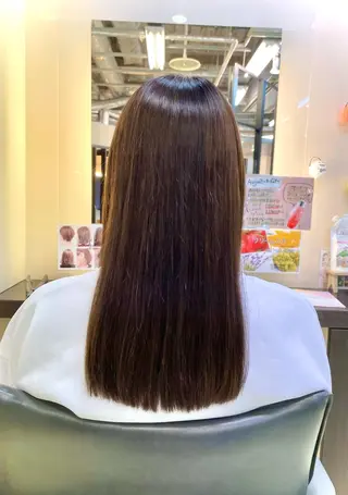 ロング 吉田 未来のヘアスタイル