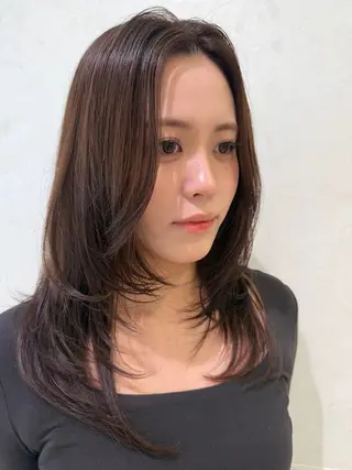 ロング 木曜日空きあり🩷 layer🎀透明感のヘアスタイル