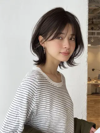 ショート 髪質改善/艶カラー /透明感/石田桃子のヘアスタイル
