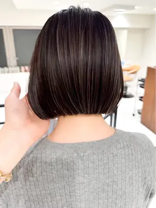 セミロング カラー ヘアアレンジ 🫧透明感カラー/ Wカラー🫧namiのヘアスタイル