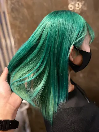 ロング カラー エクステ×ブリーチ 😈ちあき😈のヘアスタイル