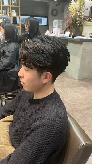 メンズ メンズカット パーマ飯野友喜のヘアスタイル